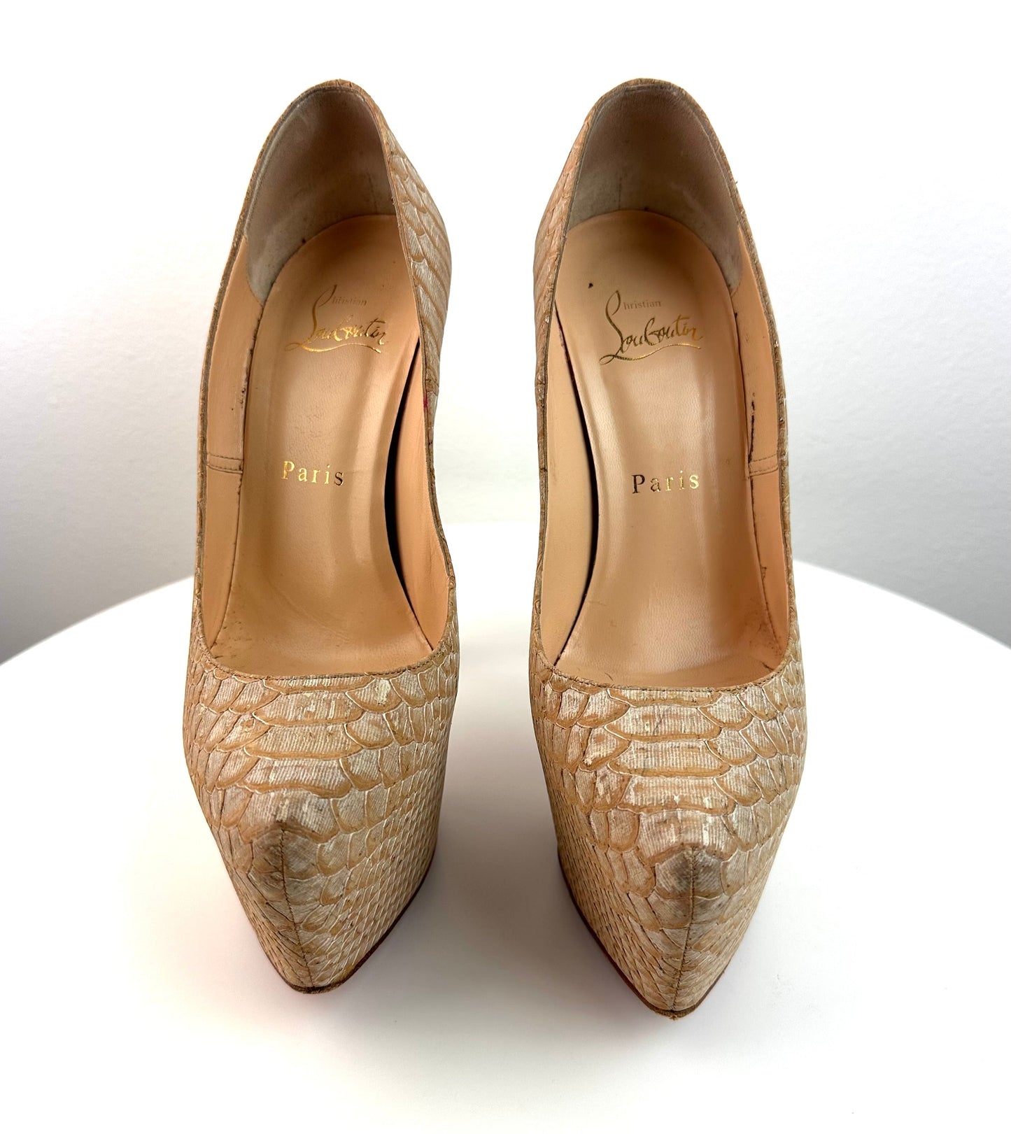 Christian Louboutin Daffodile Liege Embosse 160mm