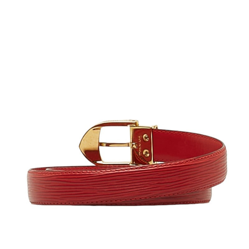 Louis Vuitton Epi Sanctuary Classic Belt R15007 Castilian Red Leather  Louis Vuitton