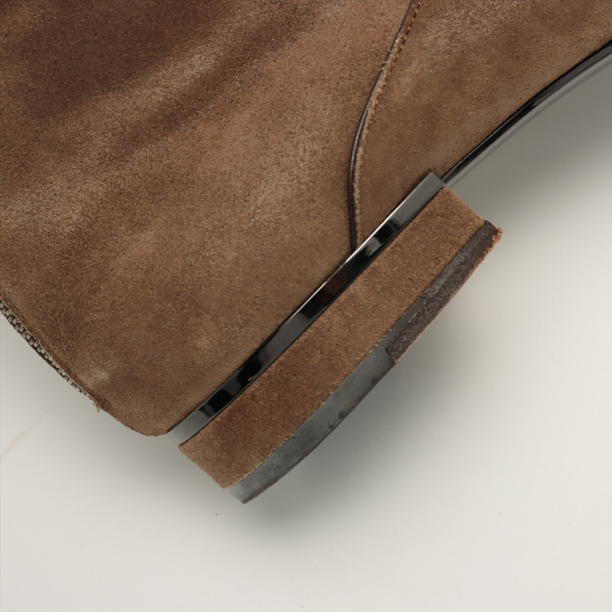 Louis Vuitton Sued Boots  Size Men Brown NI0141