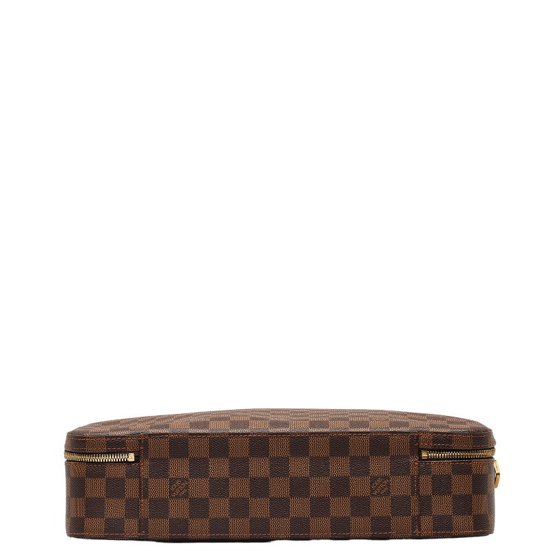 Louis Vuitton Damier Porteo-inatour Savannah Business Bag 2WAY N53355 Brown PVC Leather Men LOUIS VUITTON