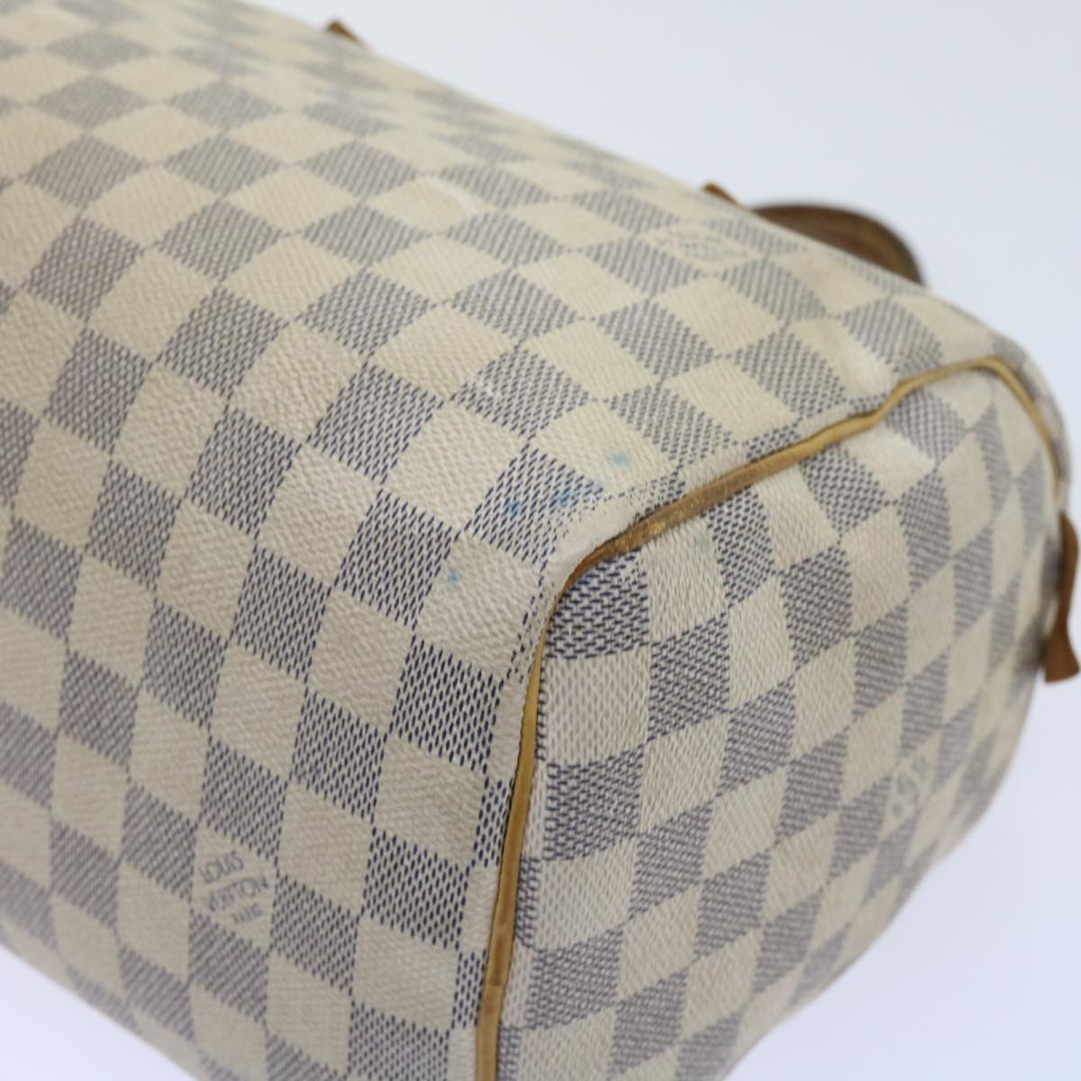 LOUIS VUITTON Damier Azur Speedy 25 Hand Bag N41534 LV 57004