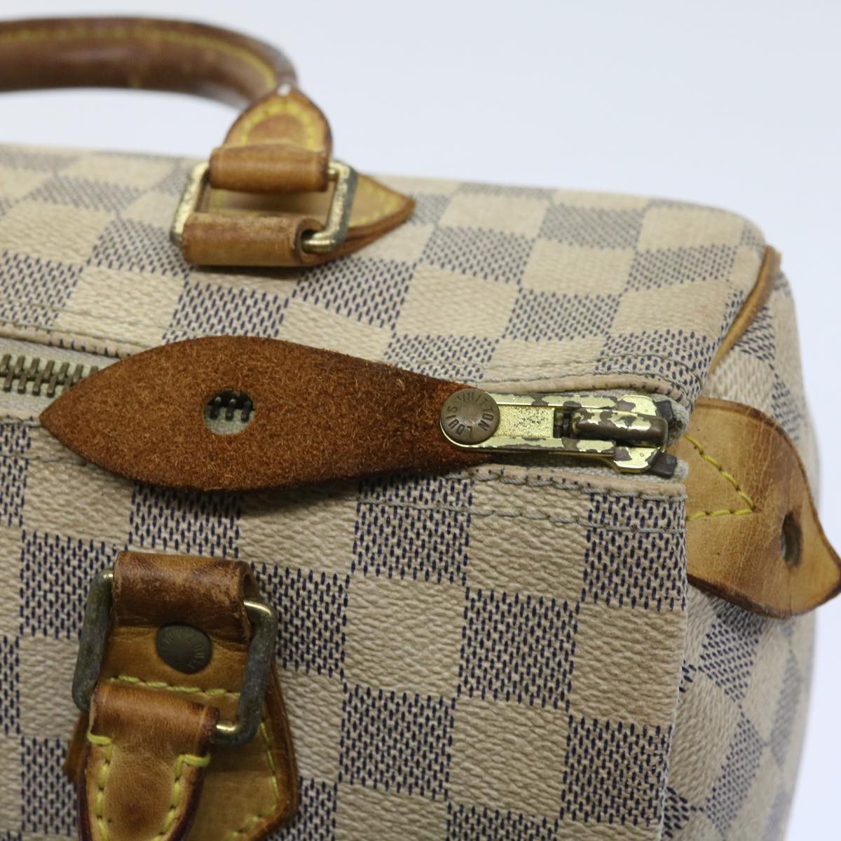 LOUIS VUITTON Damier Azur Speedy 25 Hand Bag N41534 LV 57004