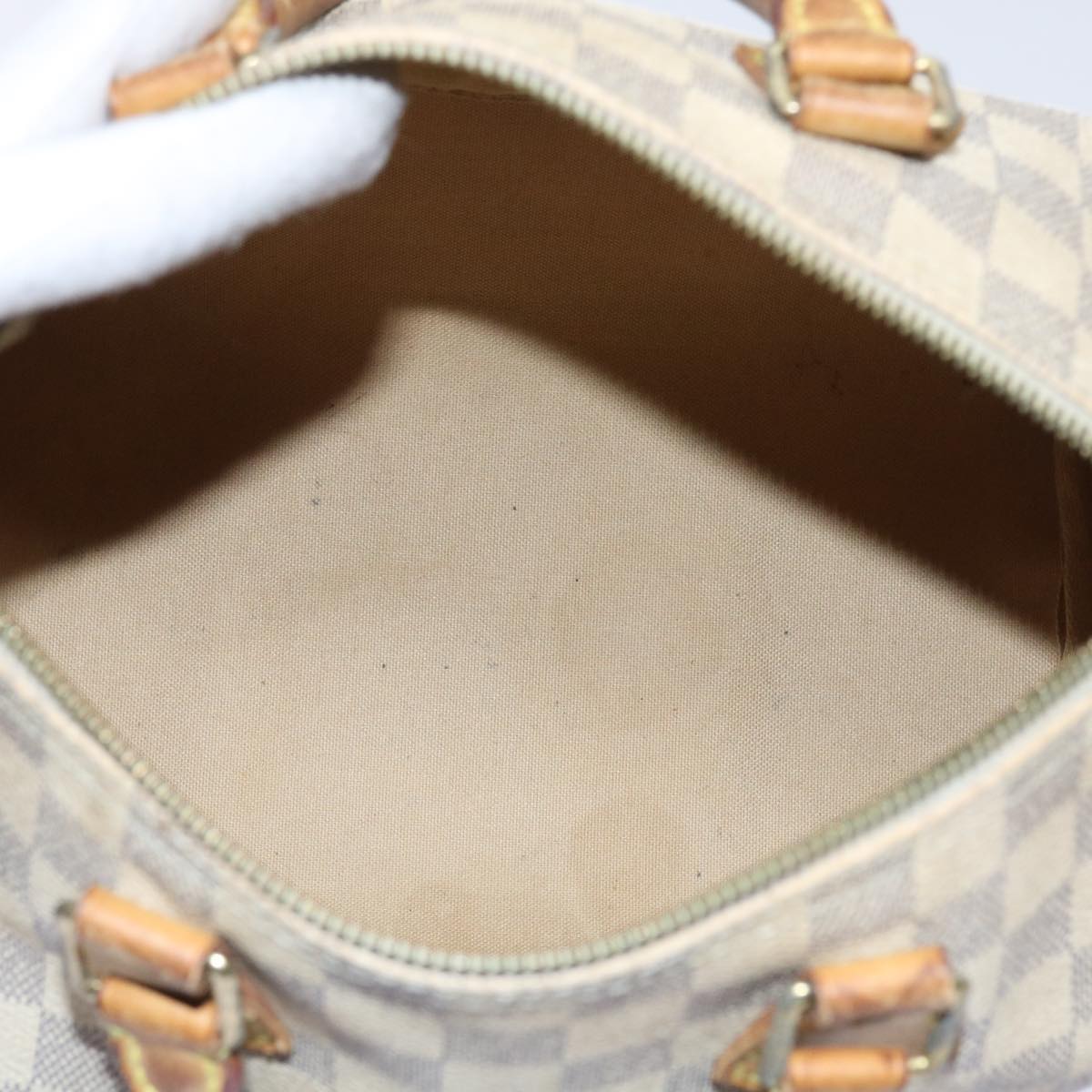 LOUIS VUITTON Damier Azur Speedy 25 Hand Bag N41534 LV 57004