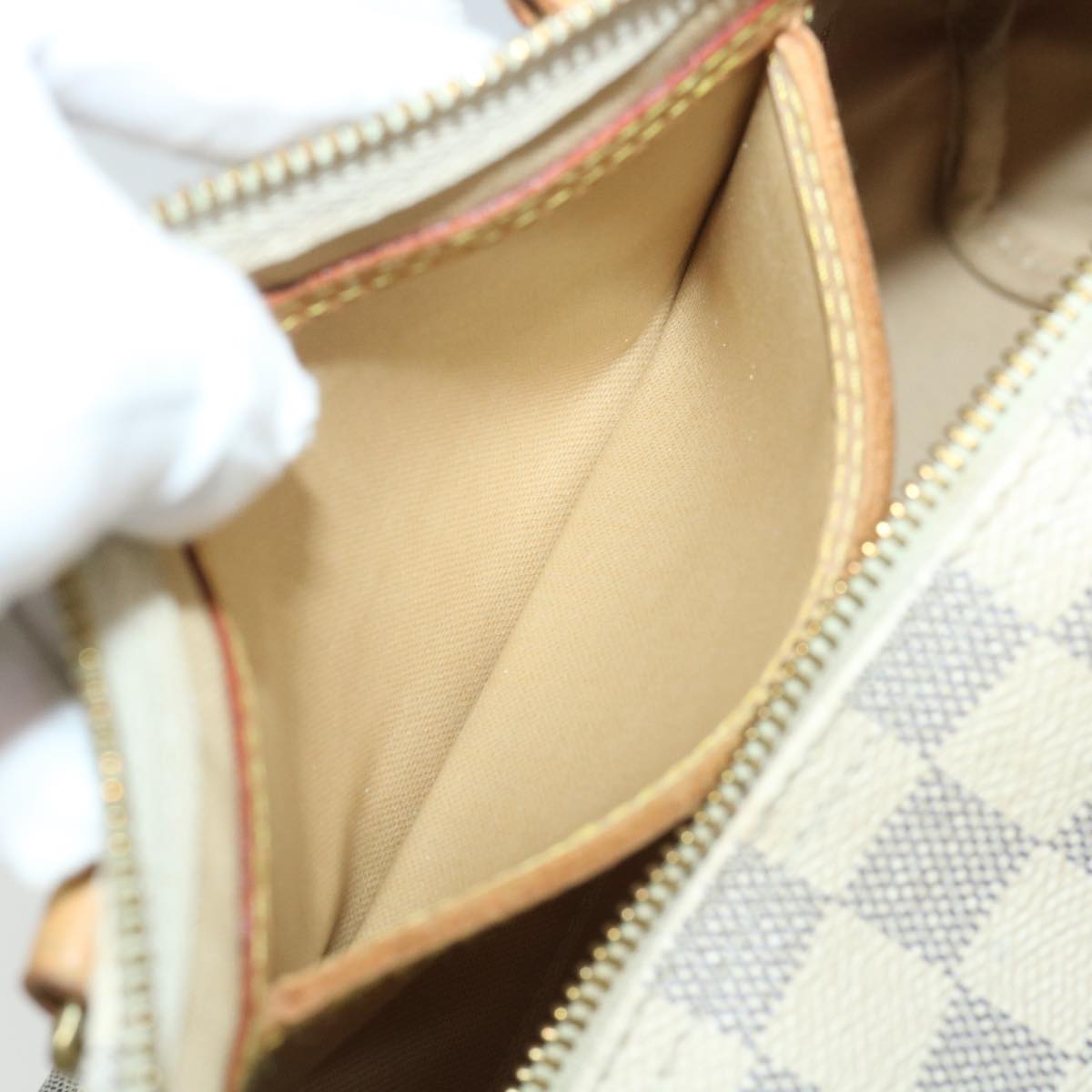 LOUIS VUITTON Damier Azur Speedy 30 Hand Bag N41533 LV 57005