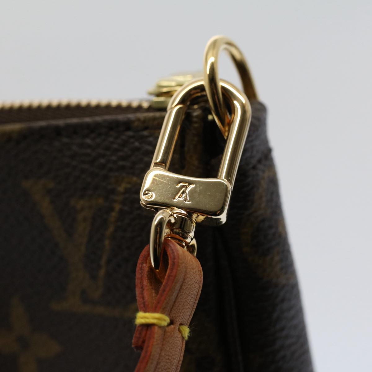 LOUIS VUITTON Monogram Pochette Accessoires Pouch M51980 LV 57042A