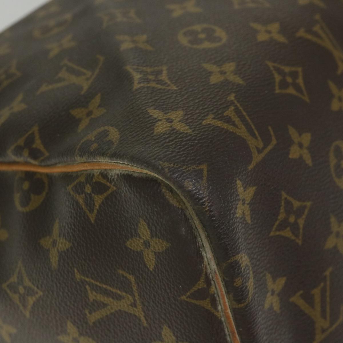 LOUIS VUITTON Monogram Keepall 55 Boston Bag M41424 LV 57106