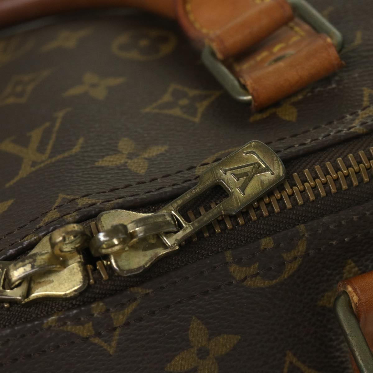 LOUIS VUITTON Monogram Keepall 55 Boston Bag M41424 LV 57106