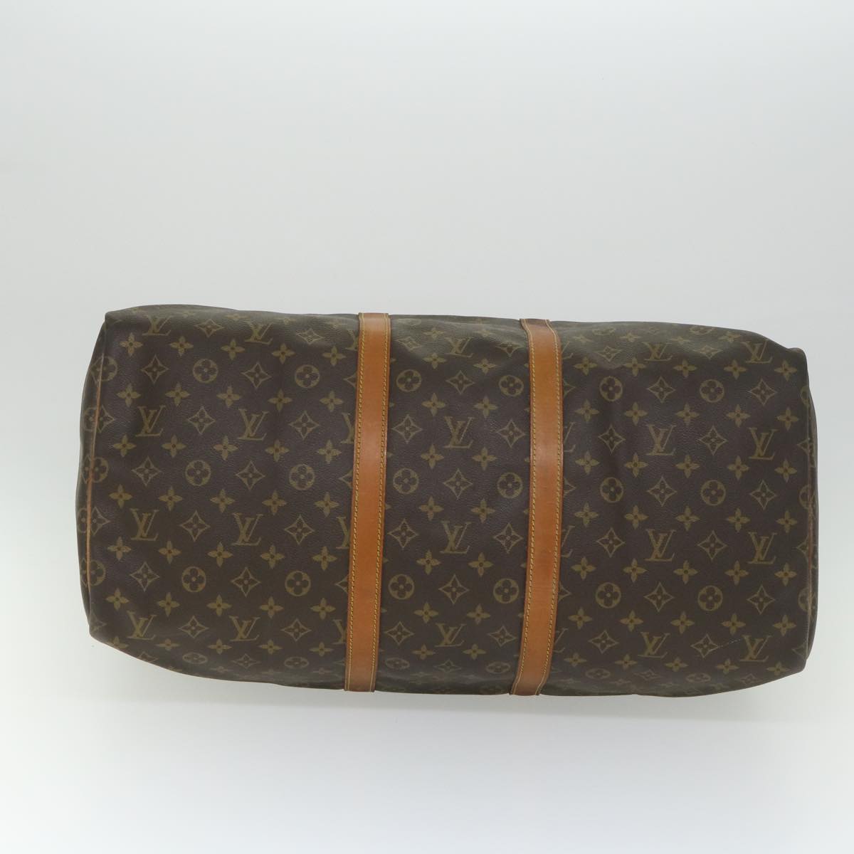 LOUIS VUITTON Monogram Keepall 55 Boston Bag M41424 LV 57106