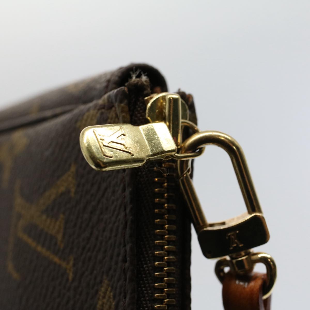 LOUIS VUITTON Monogram Pochette Accessoires Pouch M51980 LV 57118