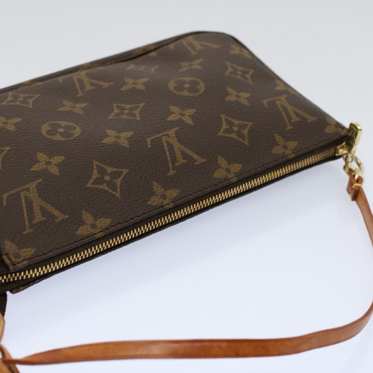 LOUIS VUITTON Monogram Pochette Accessoires Pouch M51980 LV 57118