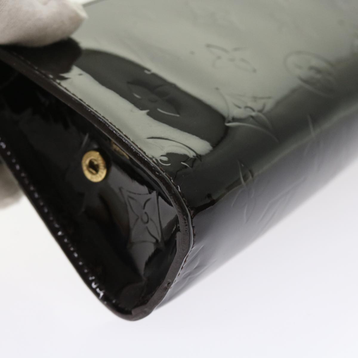 LOUIS VUITTON Vernis Trousse Cosmetic Cosmetic Pouch Amarante M93565 57131