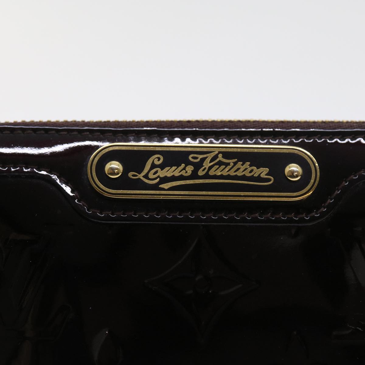 LOUIS VUITTON Vernis Trousse Cosmetic Cosmetic Pouch Amarante M93565 57131
