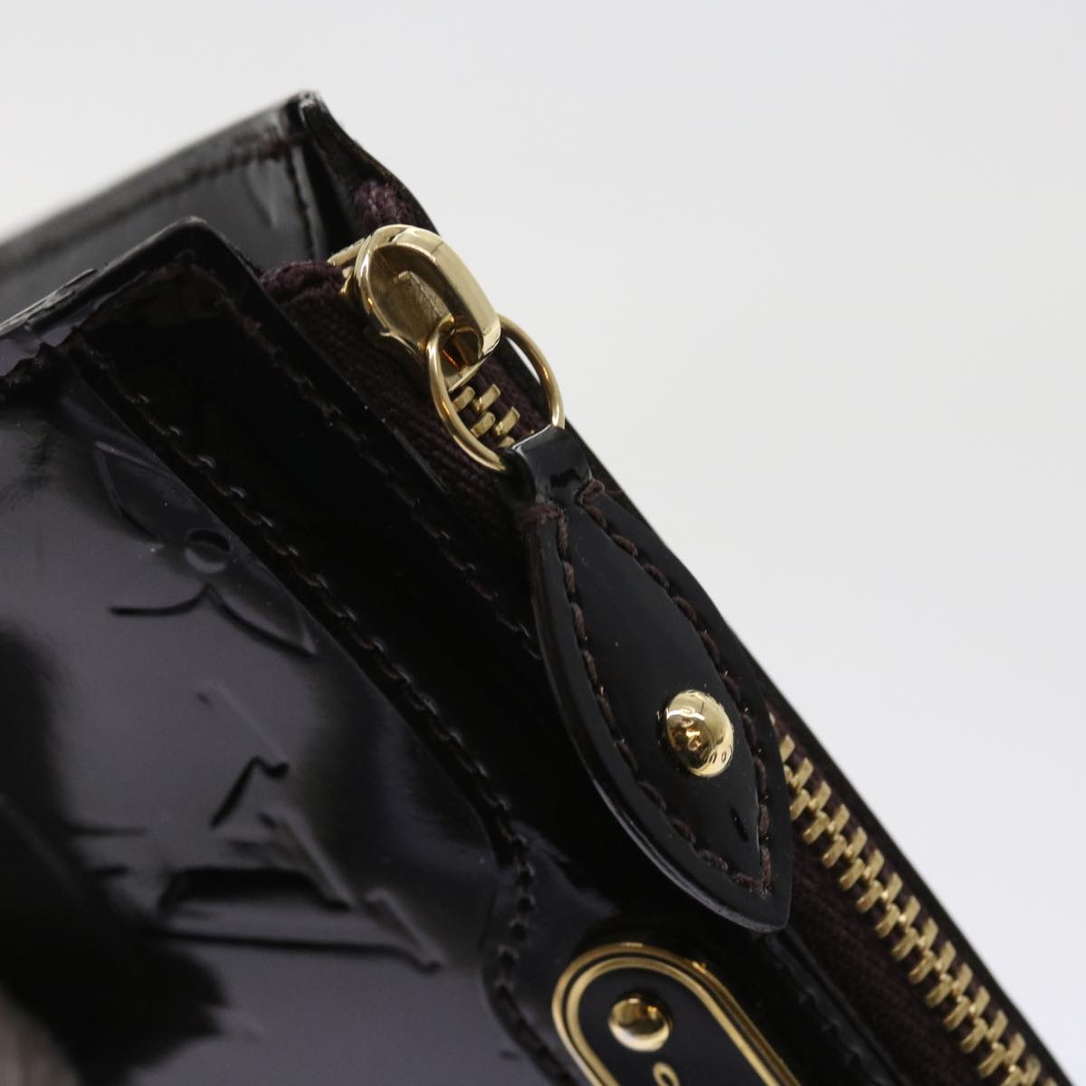LOUIS VUITTON Vernis Trousse Cosmetic Cosmetic Pouch Amarante M93565 57131