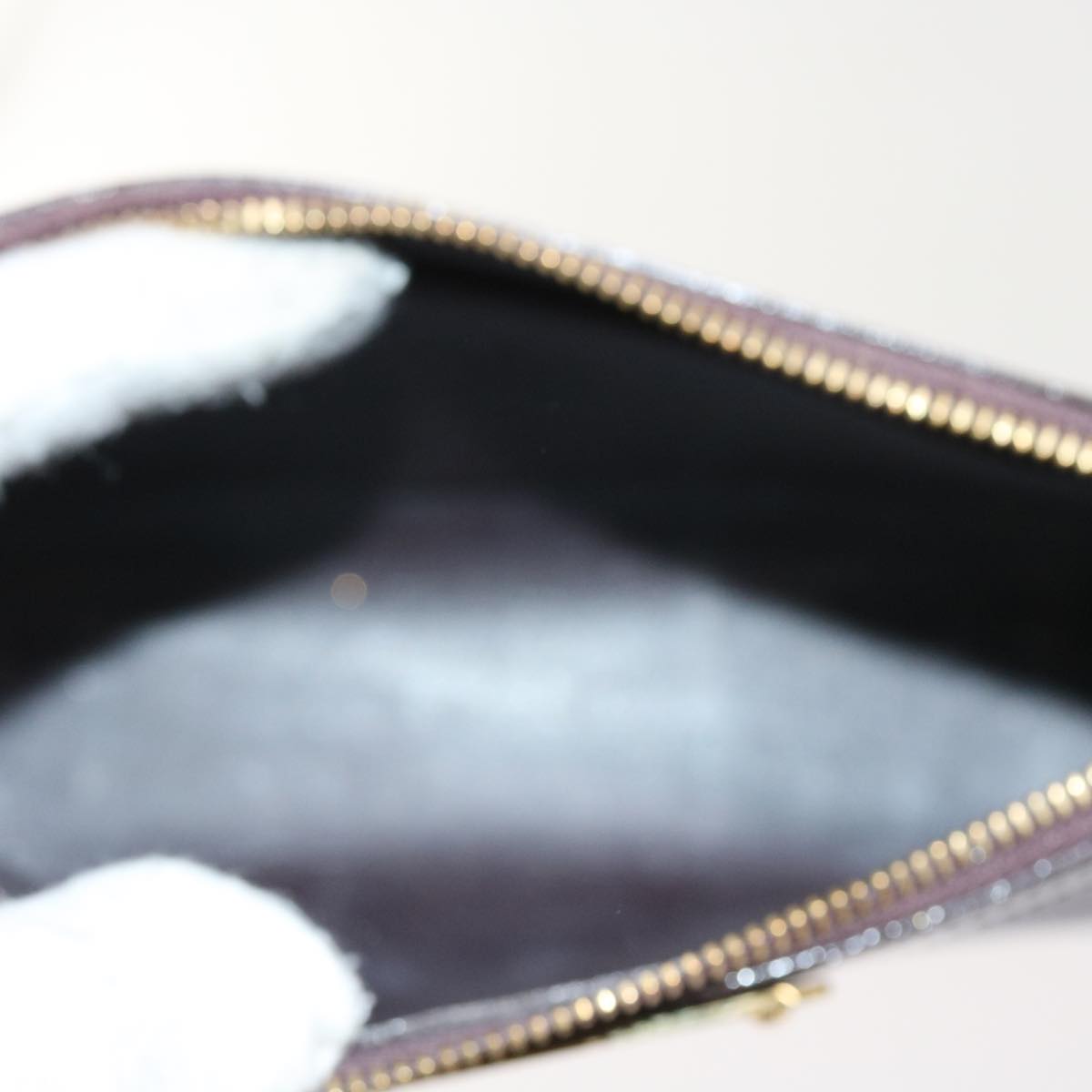 LOUIS VUITTON Vernis Trousse Cosmetic Cosmetic Pouch Amarante M93565 57131