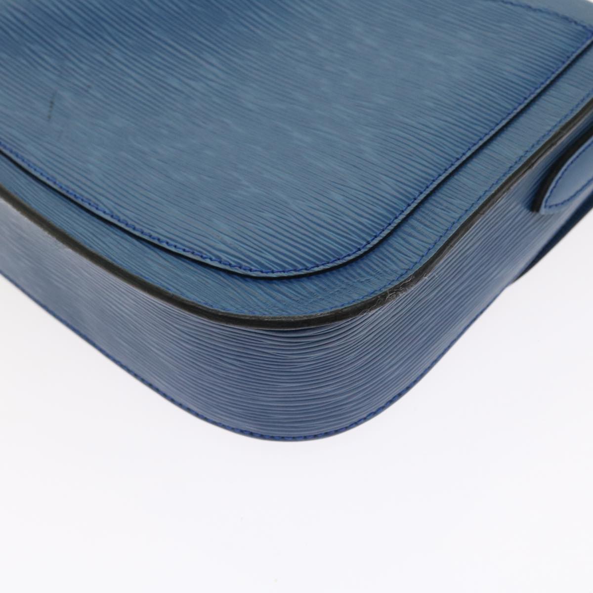 LOUIS VUITTON Epi Saint Cloud GM Shoulder Bag Blue M52195 LV 57143