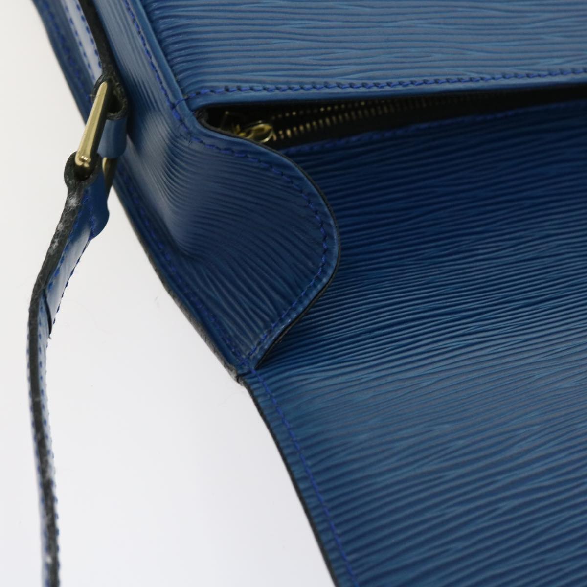 LOUIS VUITTON Epi Saint Cloud GM Shoulder Bag Blue M52195 LV 57143