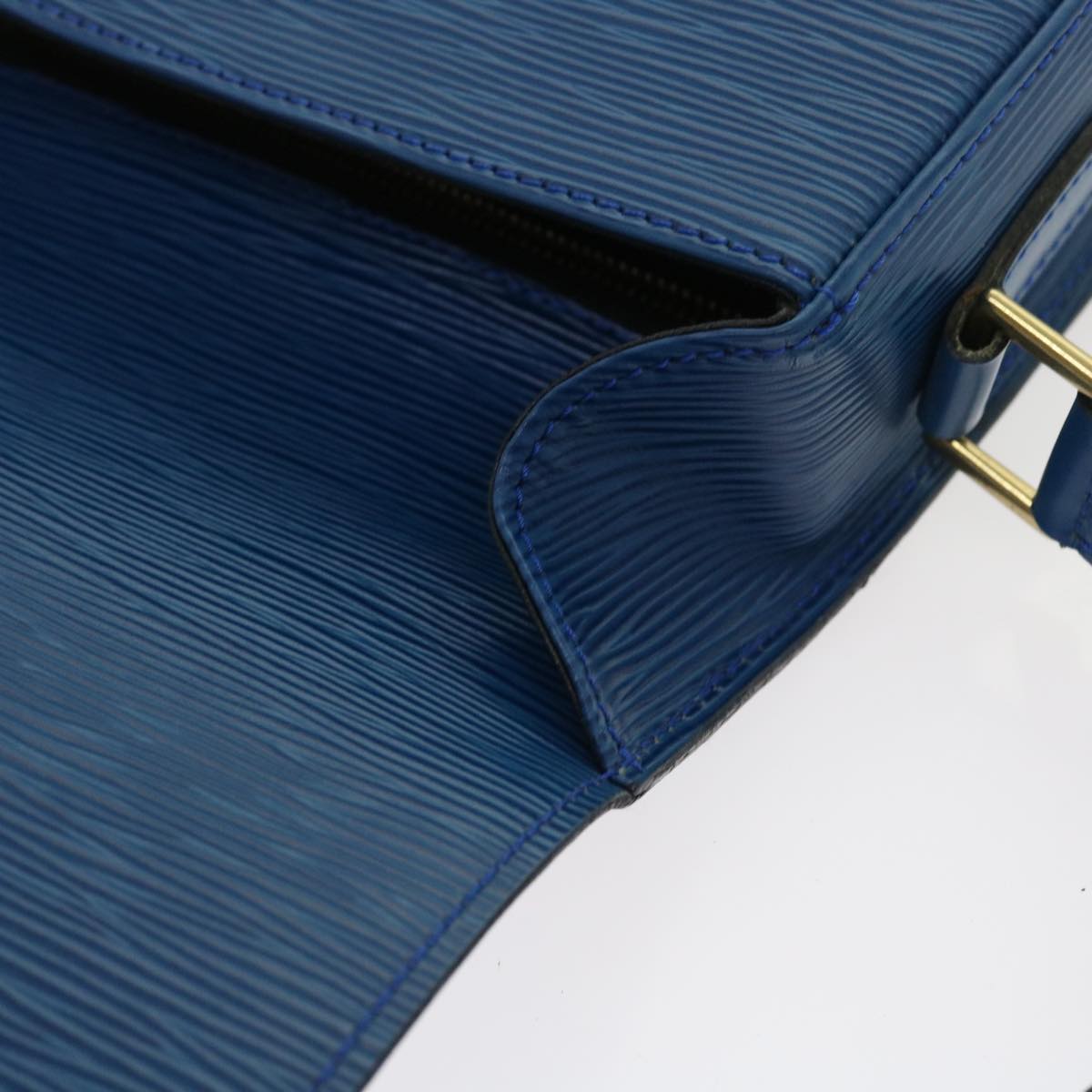 LOUIS VUITTON Epi Saint Cloud GM Shoulder Bag Blue M52195 LV 57143