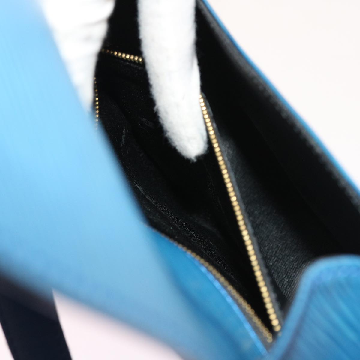 LOUIS VUITTON Epi Saint Cloud GM Shoulder Bag Blue M52195 LV 57143