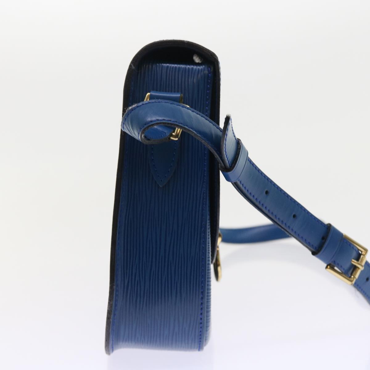 LOUIS VUITTON Epi Saint Cloud GM Shoulder Bag Blue M52195 LV 57143