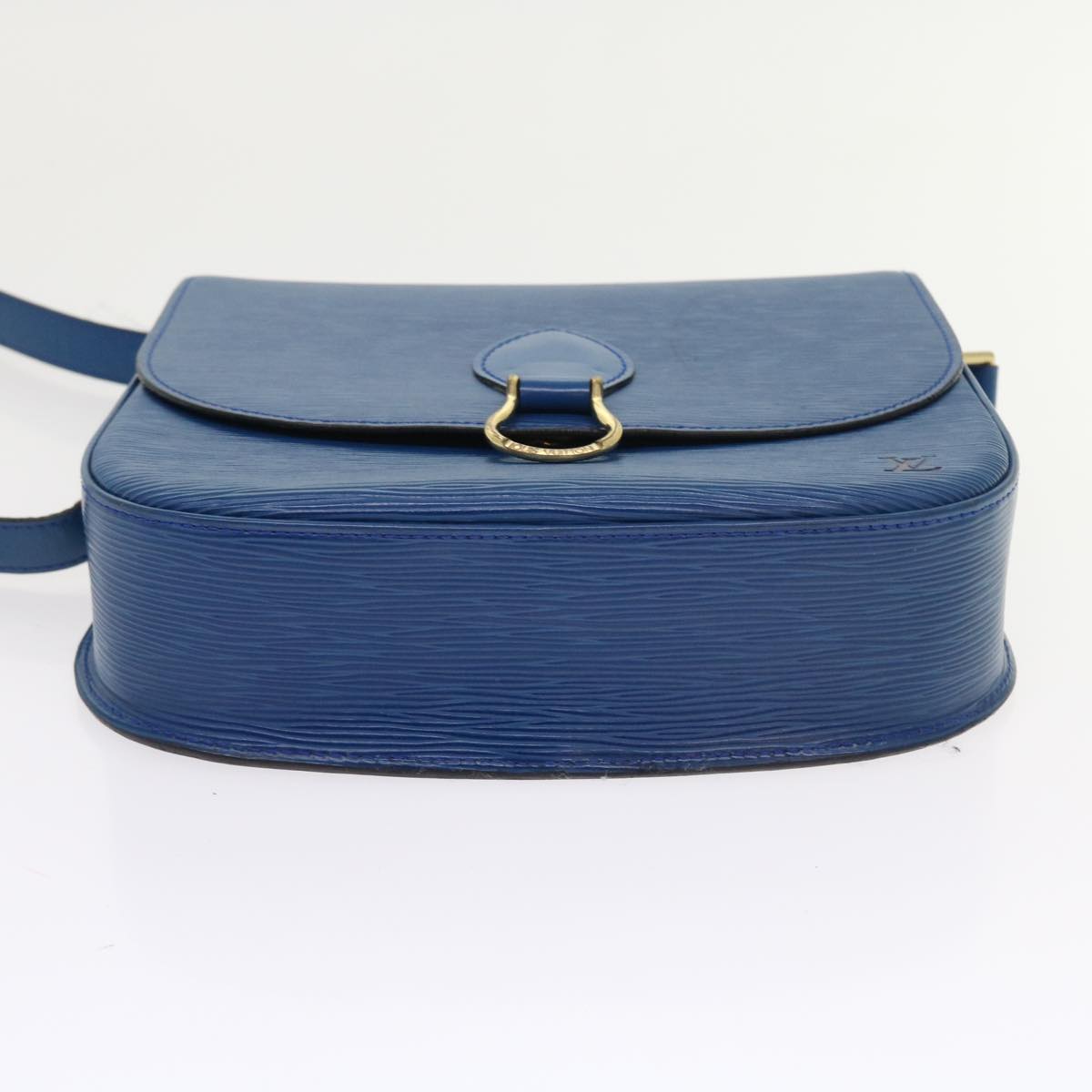 LOUIS VUITTON Epi Saint Cloud GM Shoulder Bag Blue M52195 LV 57143