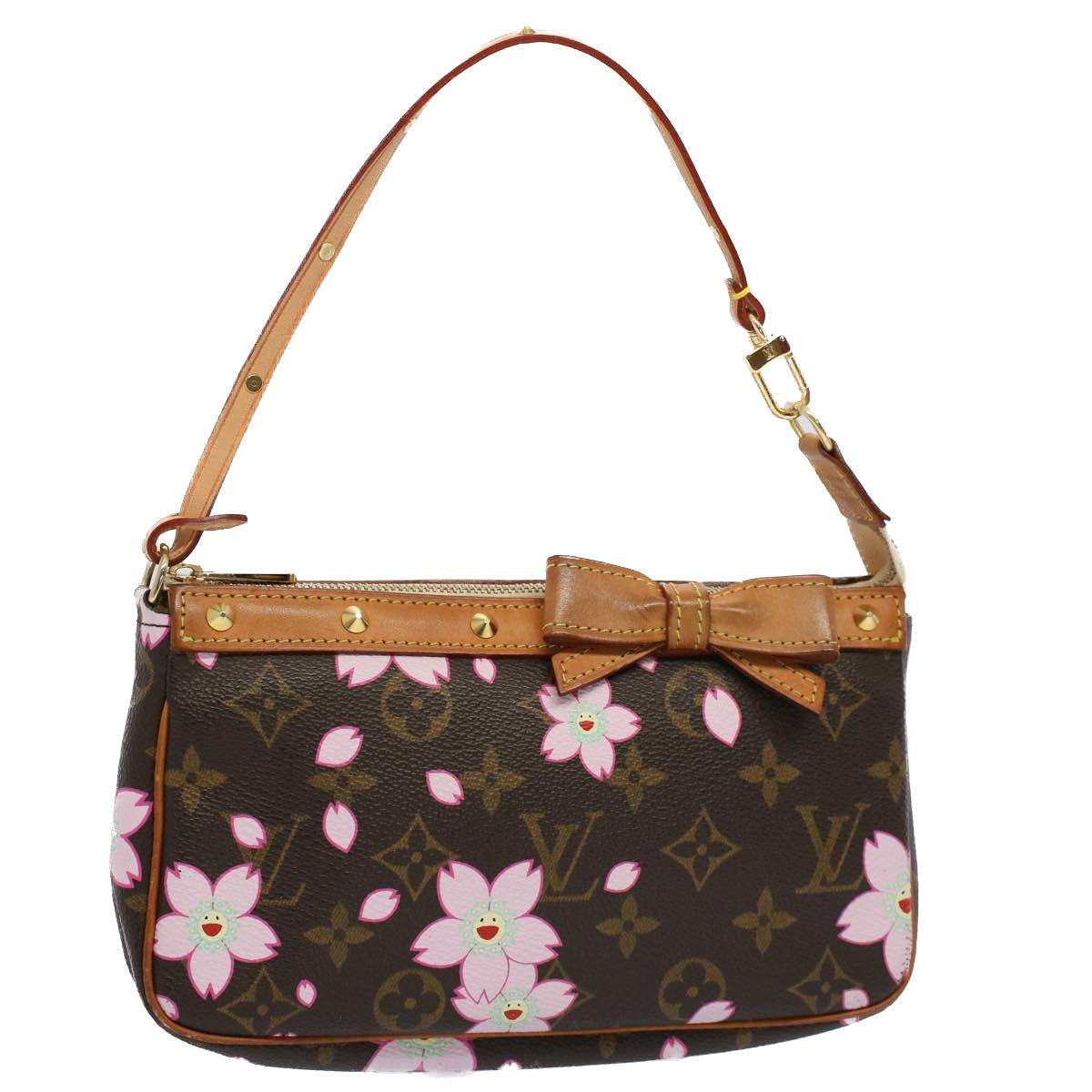 LOUIS VUITTON Monogram Cherry Blossom Pochette Accessoires M92006 57151