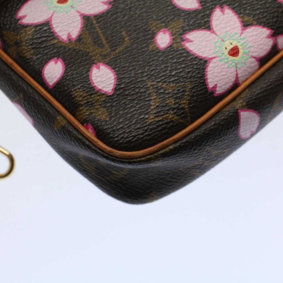 LOUIS VUITTON Monogram Cherry Blossom Pochette Accessoires M92006 57151