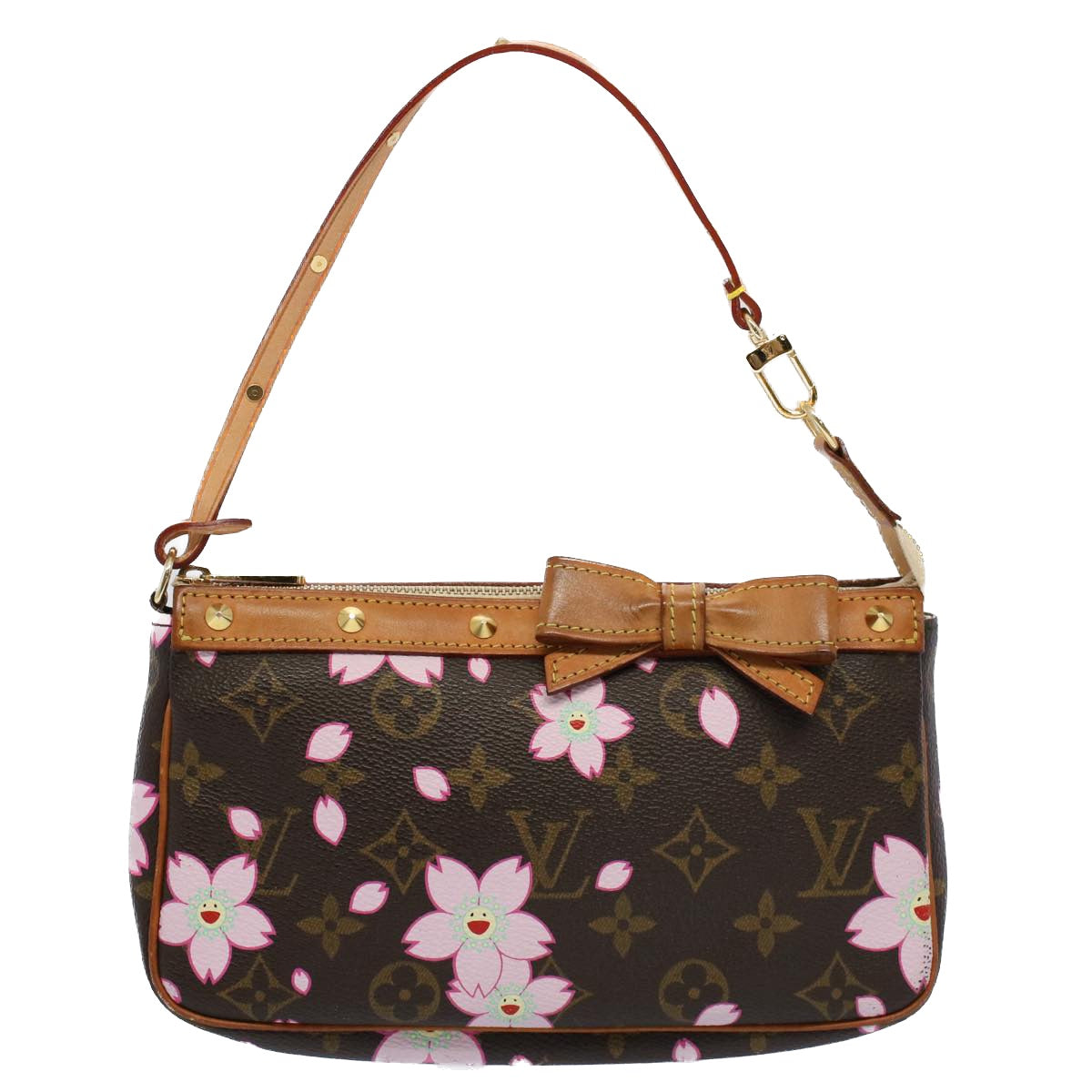 LOUIS VUITTON Monogram Cherry Blossom Pochette Accessoires M92006 57151