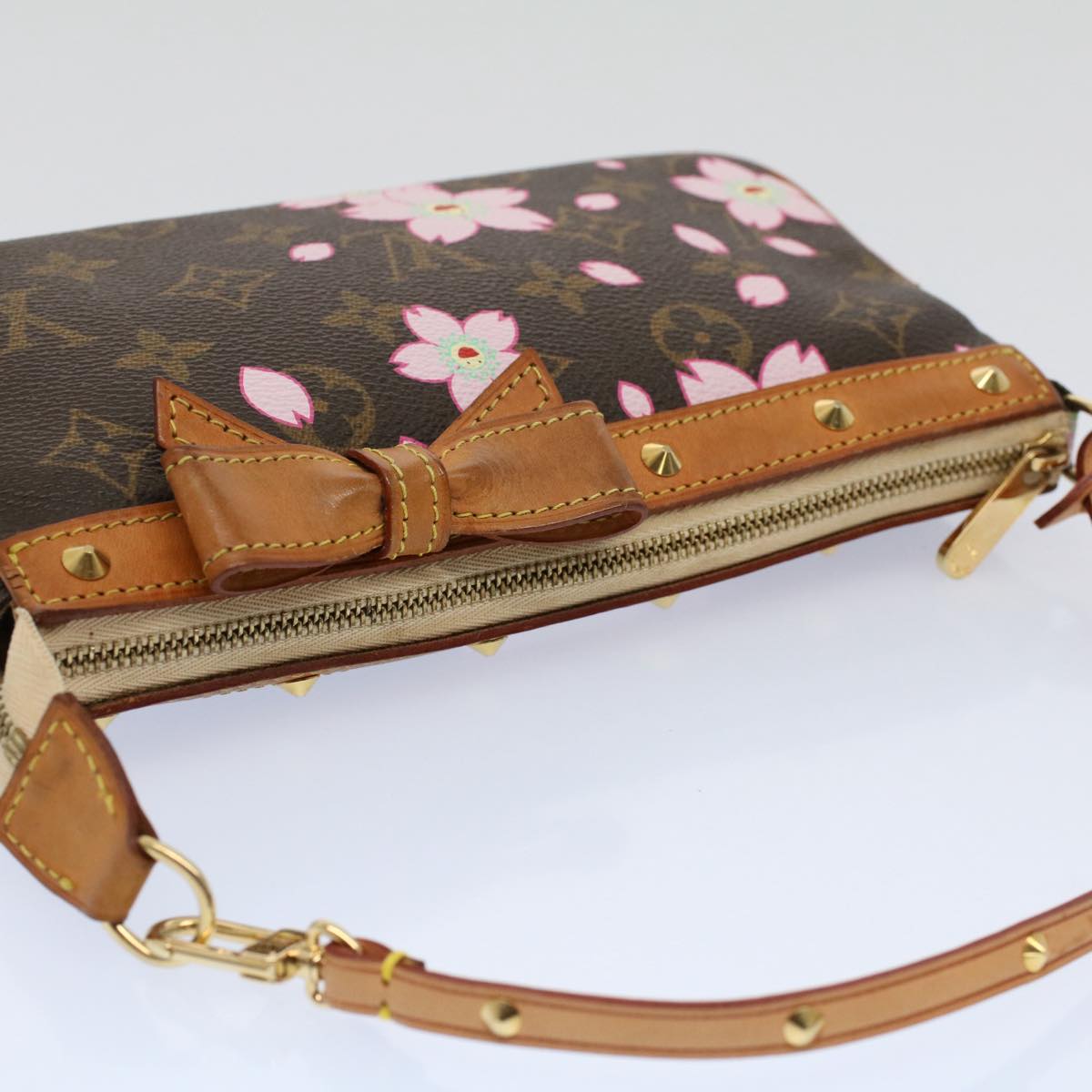 LOUIS VUITTON Monogram Cherry Blossom Pochette Accessoires M92006 57151
