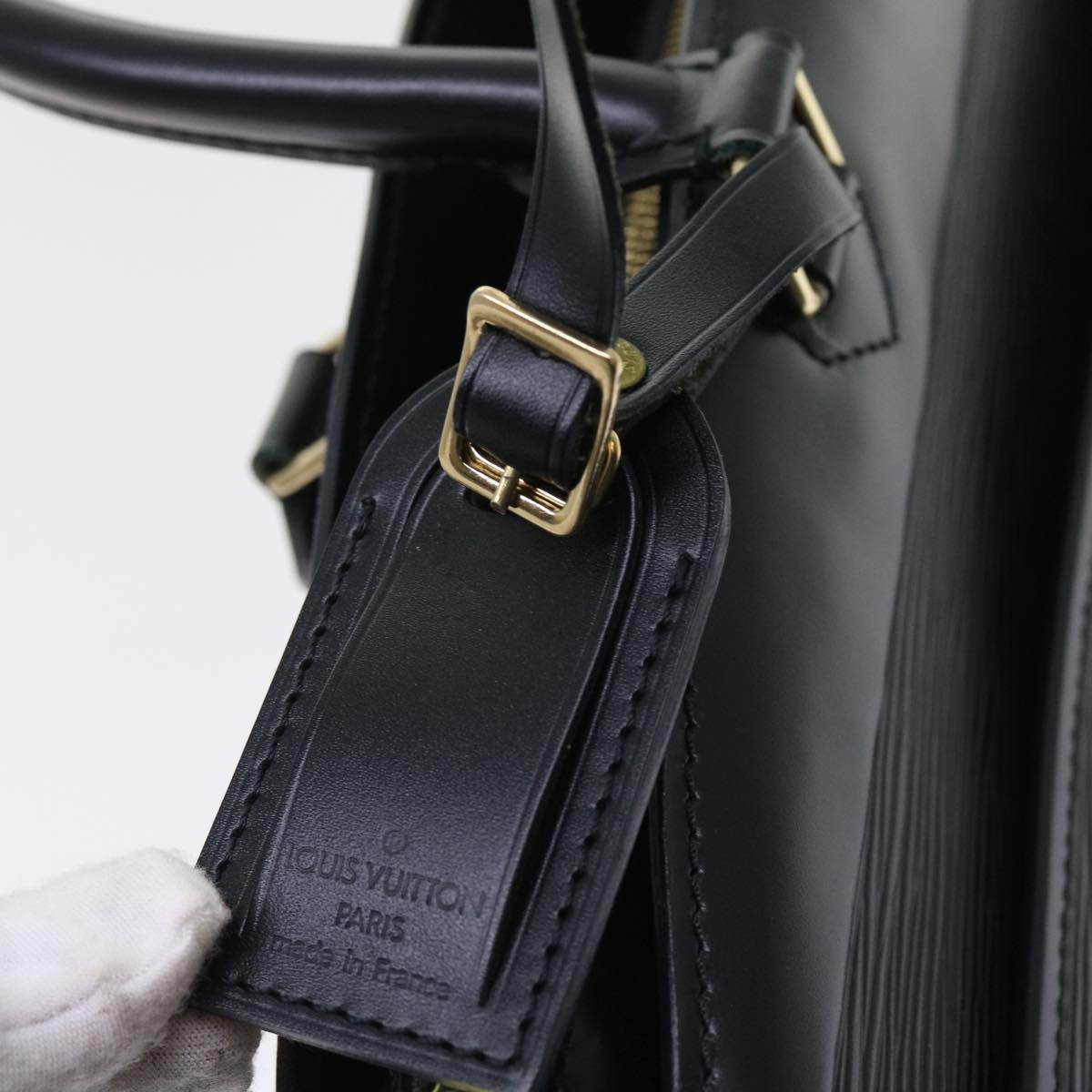 LOUIS VUITTON Epi Riviera Hand Bag Noir Black M48182 LV 57161
