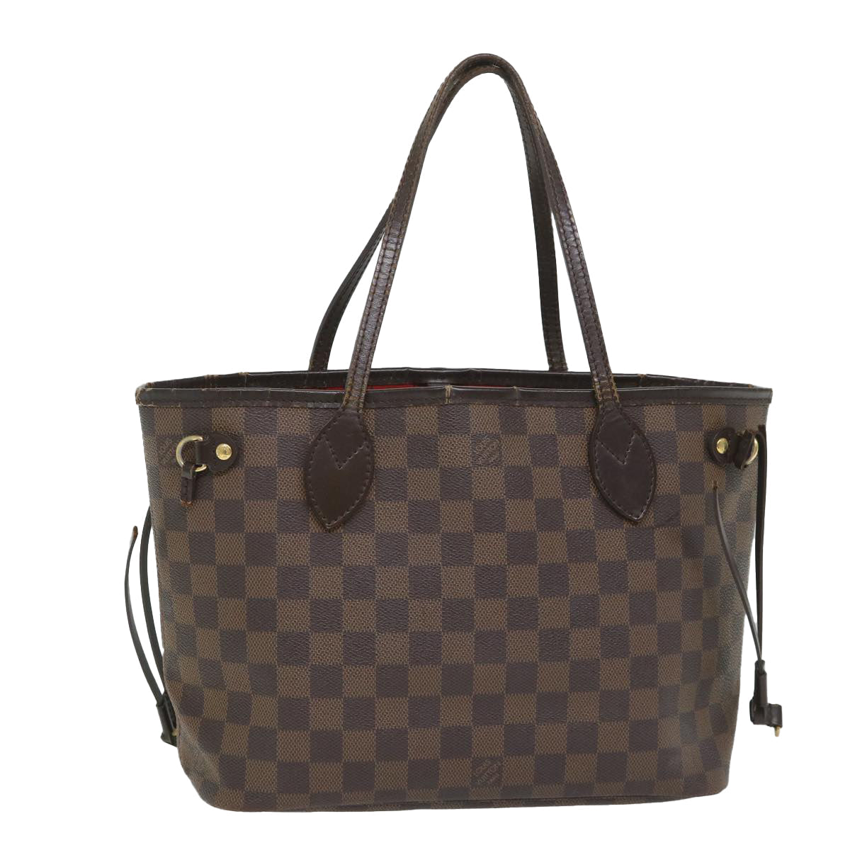 LOUIS VUITTON Damier Ebene Neverfull PM Tote Bag N51109 LV 57172