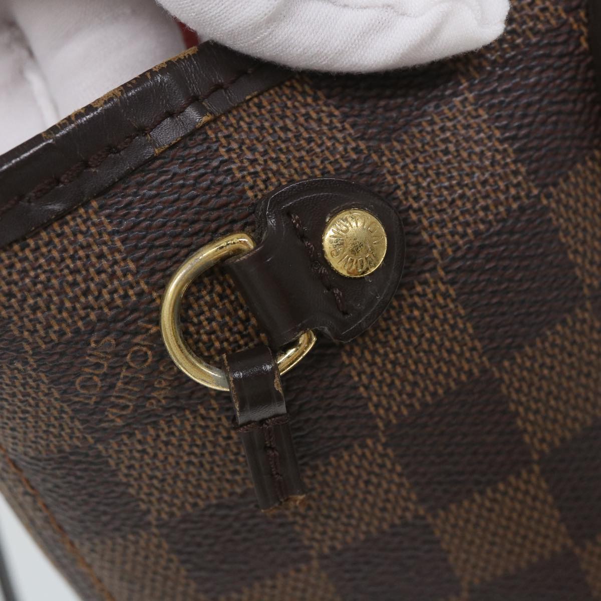 LOUIS VUITTON Damier Ebene Neverfull PM Tote Bag N51109 LV 57172