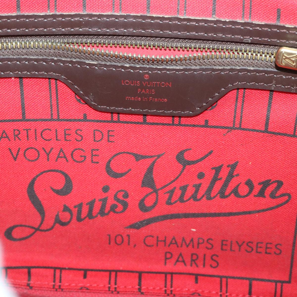 LOUIS VUITTON Damier Ebene Neverfull PM Tote Bag N51109 LV 57172
