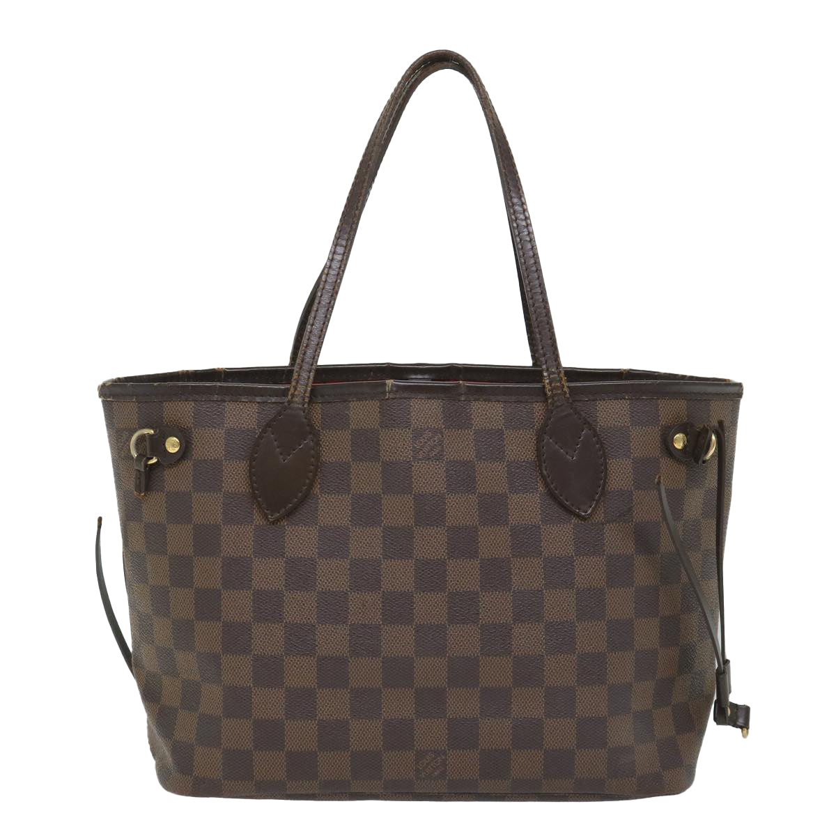 LOUIS VUITTON Damier Ebene Neverfull PM Tote Bag N51109 LV 57172