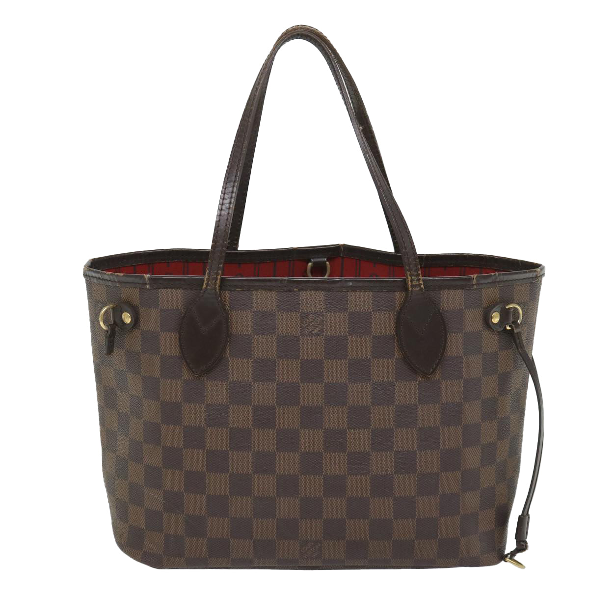 LOUIS VUITTON Damier Ebene Neverfull PM Tote Bag N51109 LV 57172