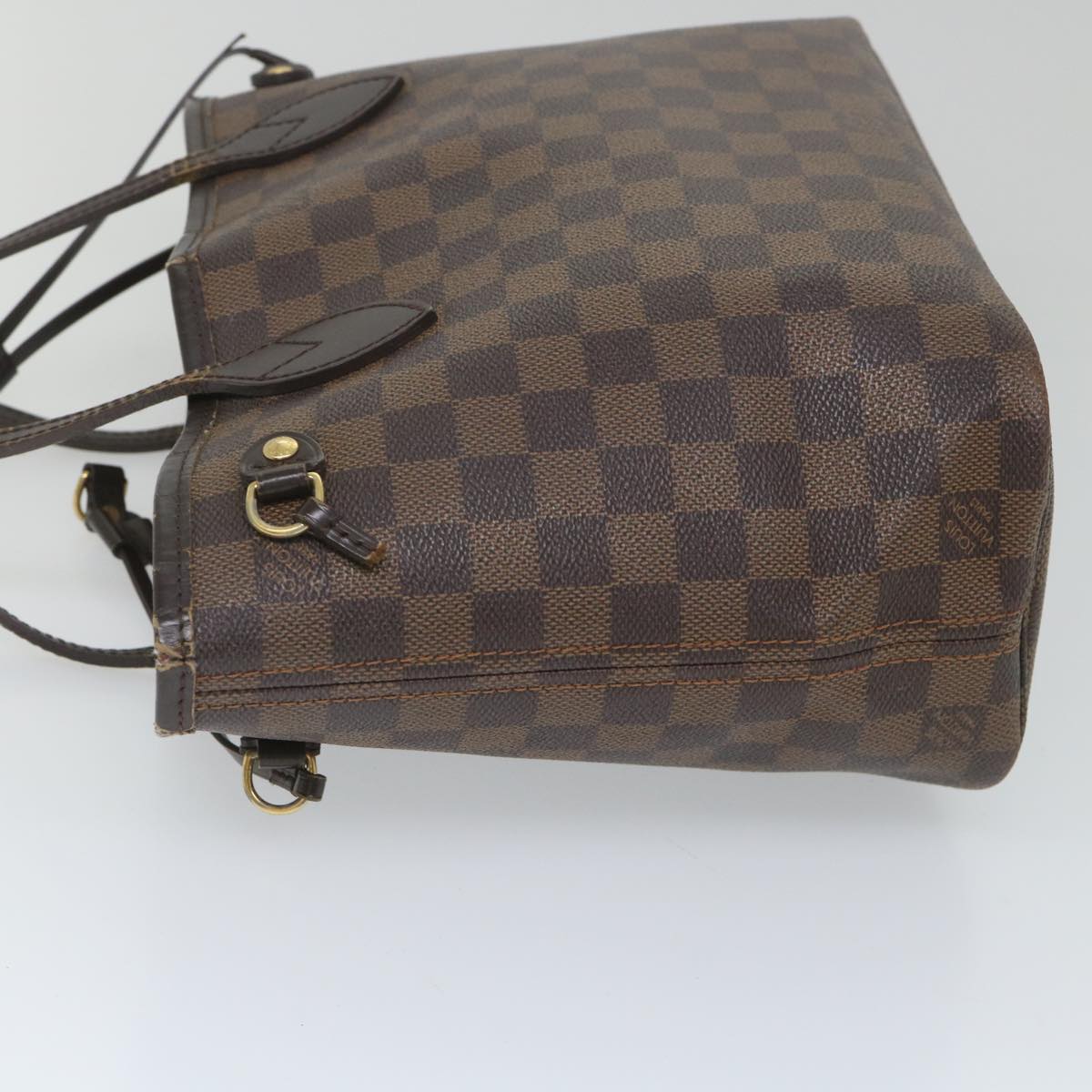 LOUIS VUITTON Damier Ebene Neverfull PM Tote Bag N51109 LV 57172