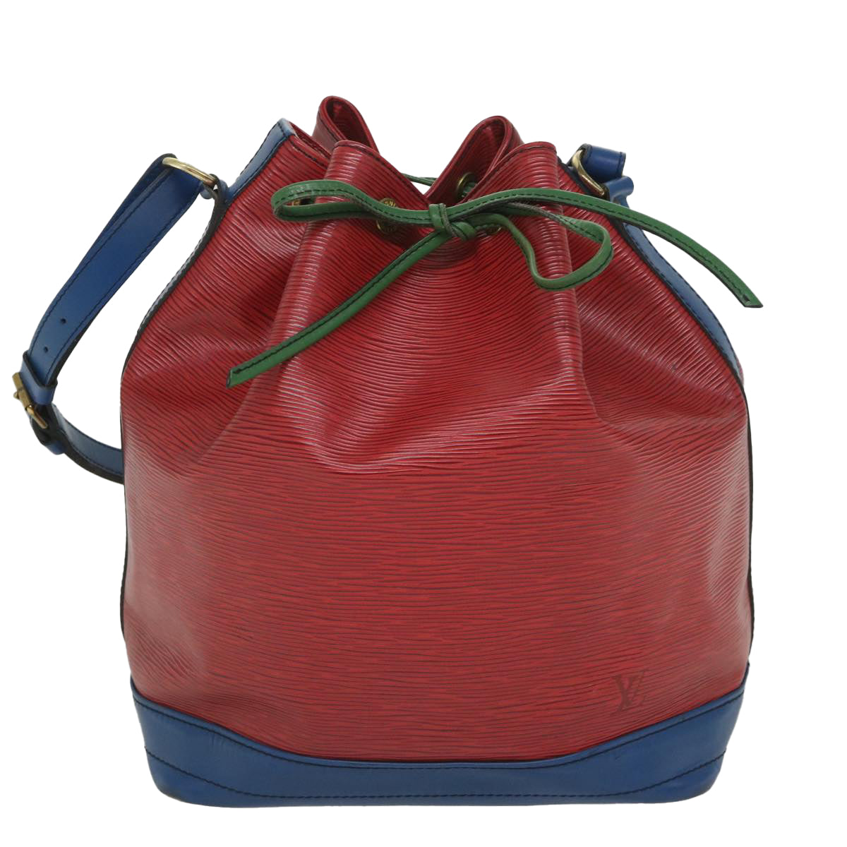 LOUIS VUITTON Epi Trico Color Noe Shoulder Bag Red Blue Green M44084 57174