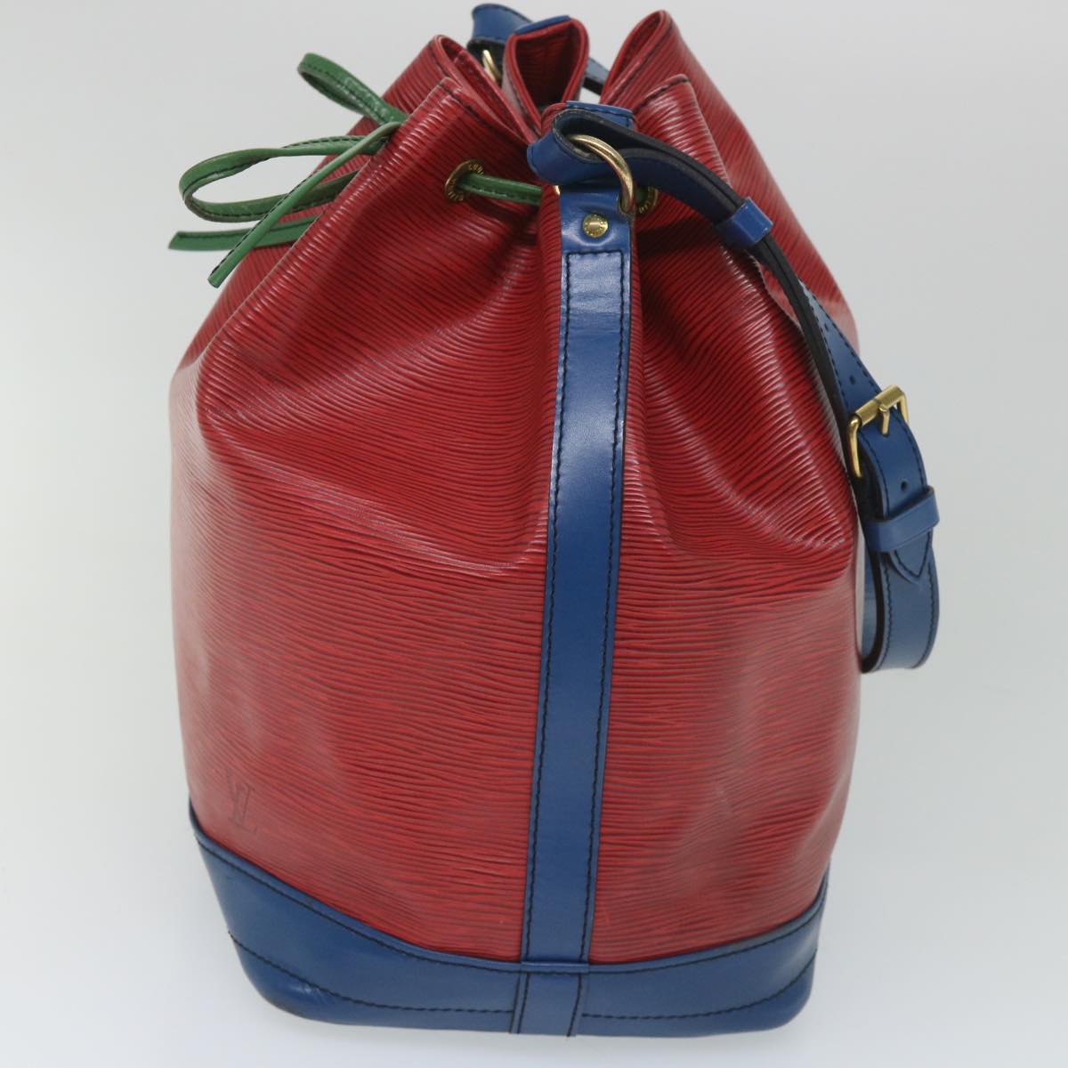 LOUIS VUITTON Epi Trico Color Noe Shoulder Bag Red Blue Green M44084 57174