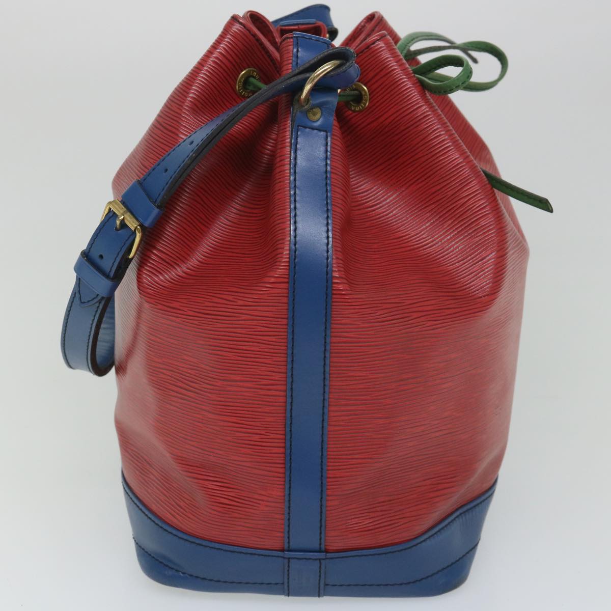 LOUIS VUITTON Epi Trico Color Noe Shoulder Bag Red Blue Green M44084 57174