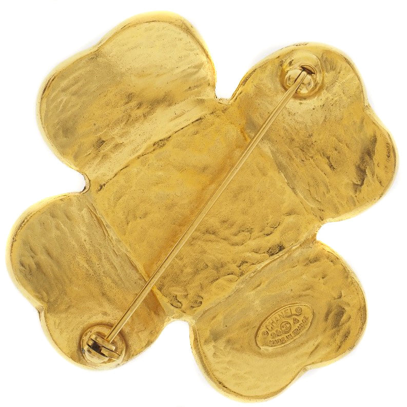 Chanel Gold Plated Coco Mark Brooch 96A