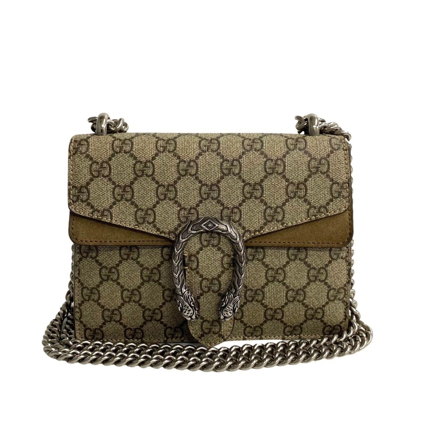Gucci Horsebit  Canvas Shoulder Bag ()