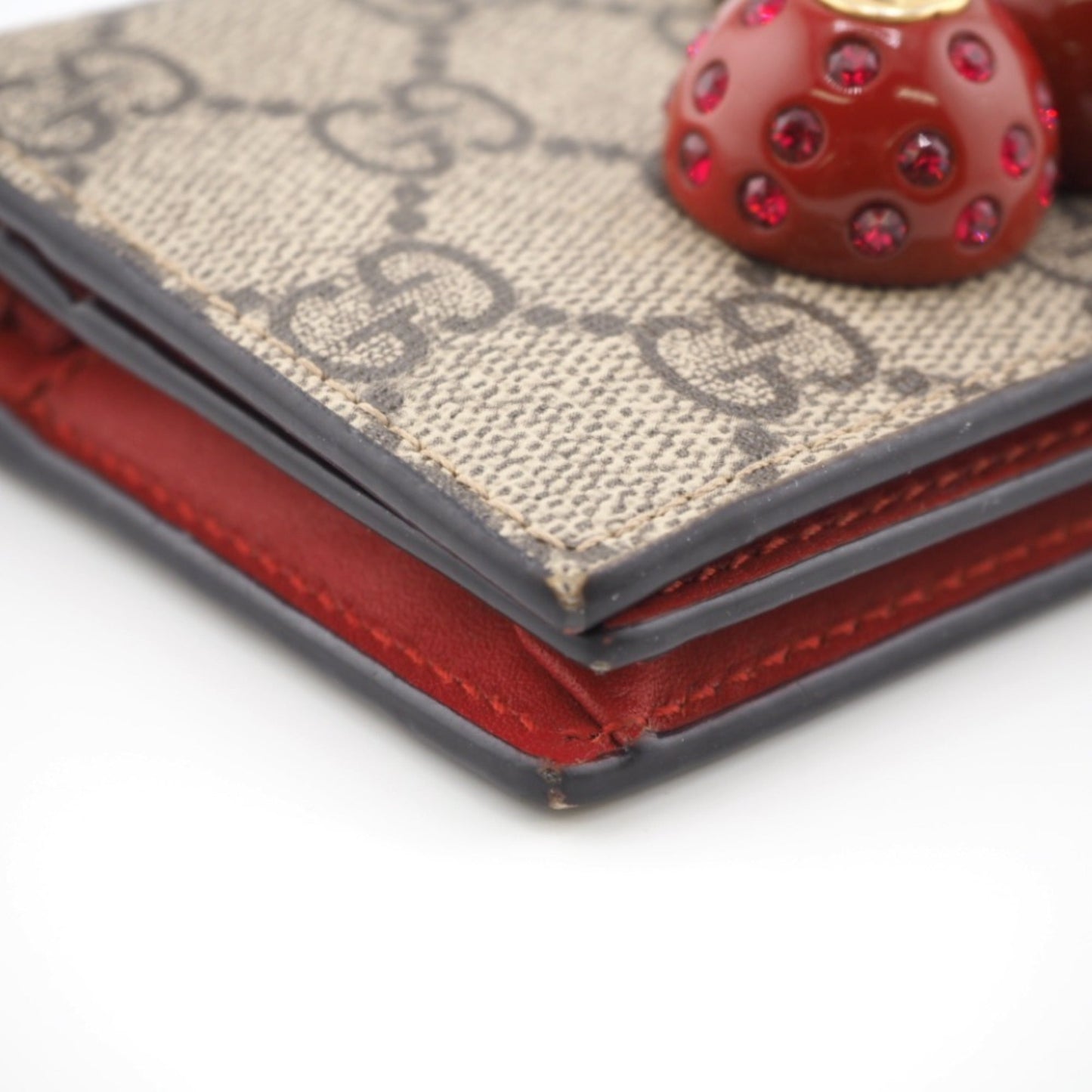 Gucci Strawberry  Leather Wallet