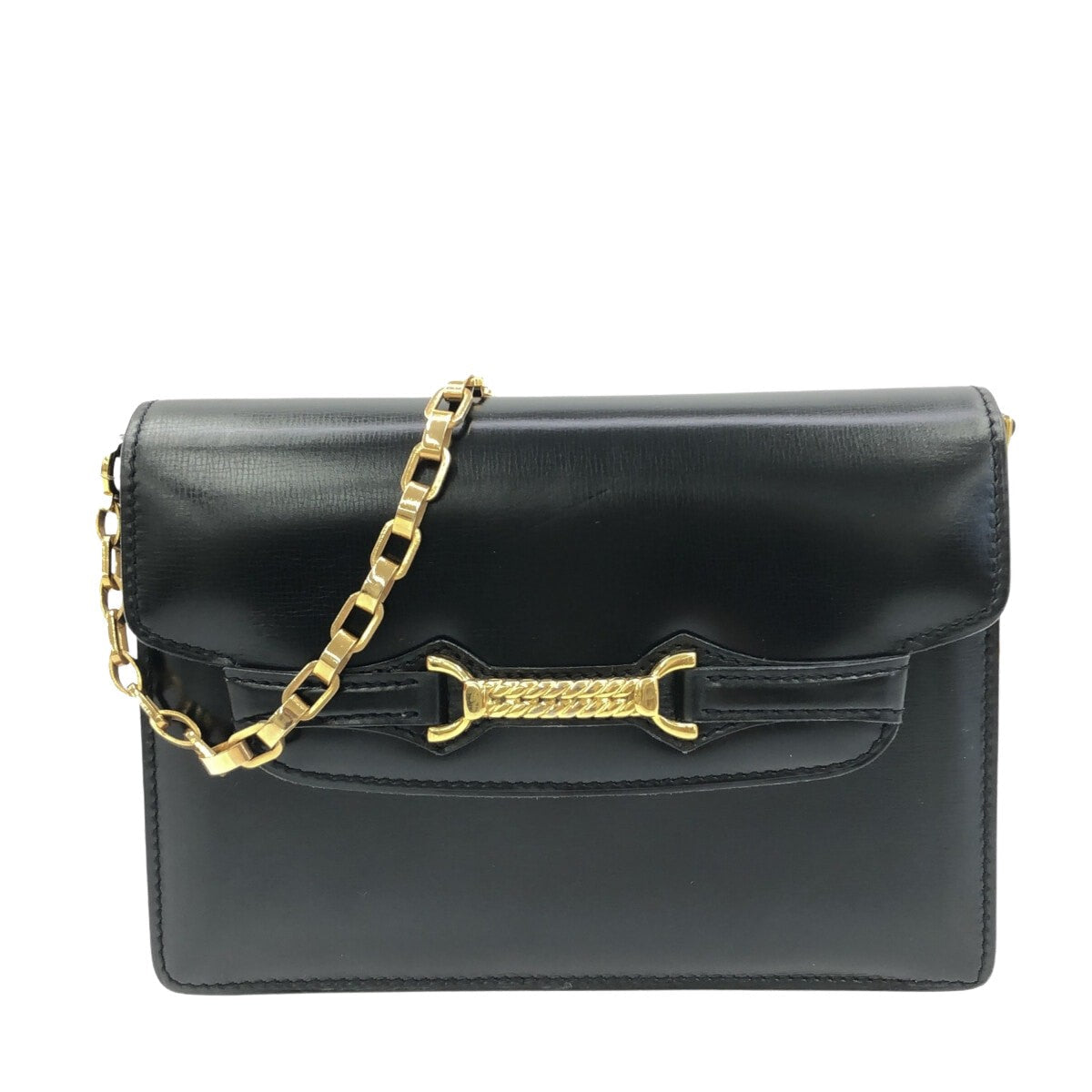 Gucci Old Gucci  Leather Shoulder Bag ()