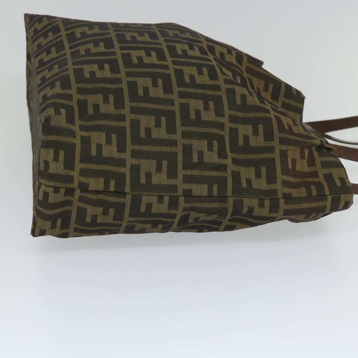 Luxury FendiZucca Canvas Tote Bag Brown57262