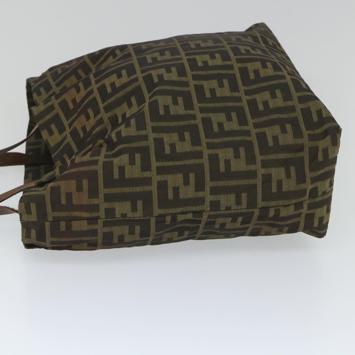 Luxury FendiZucca Canvas Tote Bag Brown57262