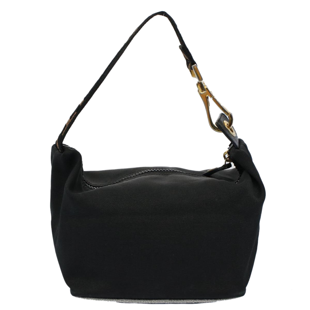 Luxury FendiHand Bag Nylon Black Brown57319