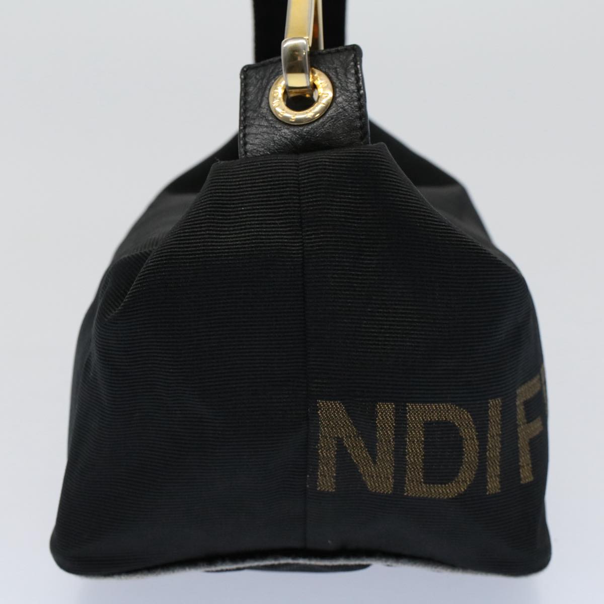 Luxury FendiHand Bag Nylon Black Brown57319