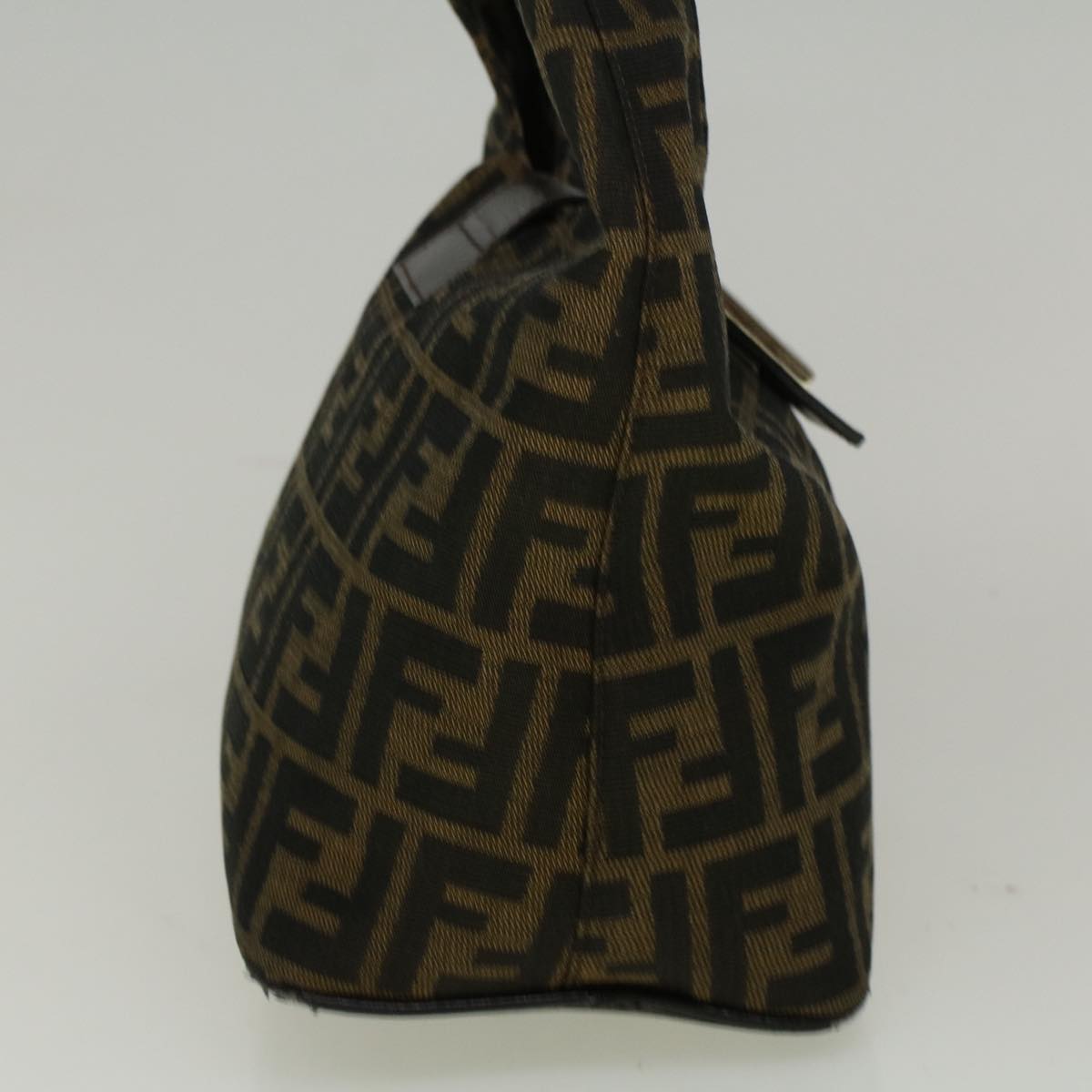 Luxury FendiZucca Canvas Mamma Baguette Shoulder Bag Brown57337