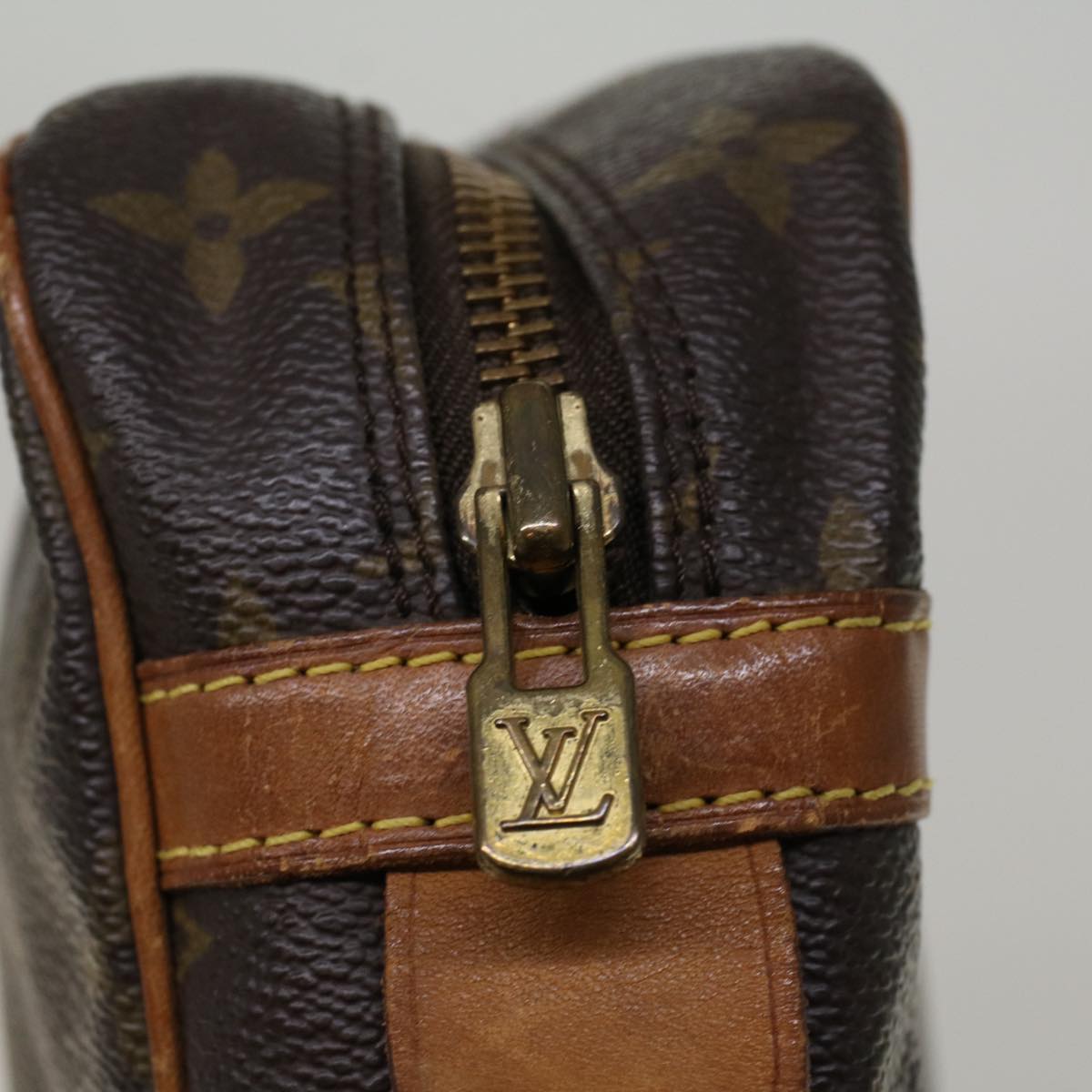 LOUIS VUITTON Monogram Compiegne 28 Clutch Bag M51845 LV 57417