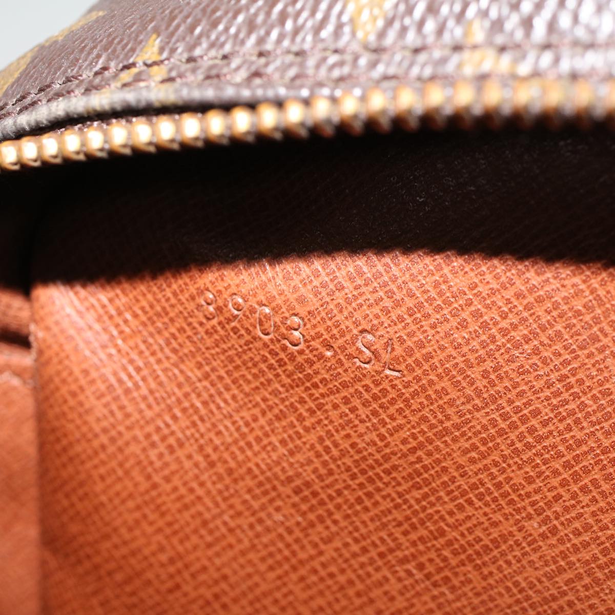 LOUIS VUITTON Monogram Compiegne 28 Clutch Bag M51845 LV 57417