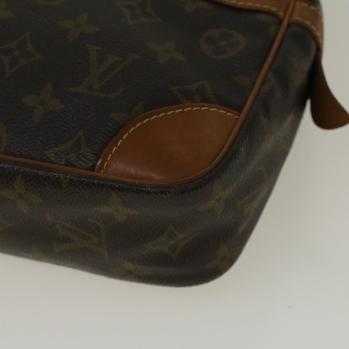 LOUIS VUITTON Monogram Compiegne 28 Clutch Bag M51845 LV 57417